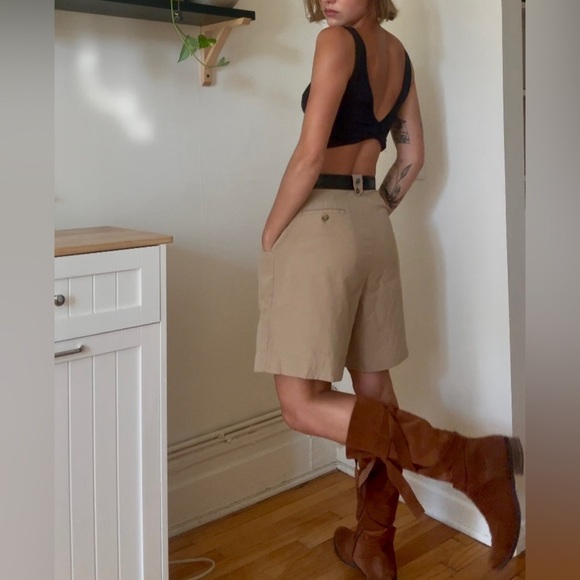 Jamie Sadock Y2K Utility Khaki Shorts ( Size 8, Fits S-M) - Picture 5 of 5